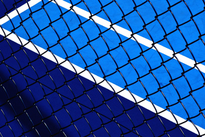 Fence Sports Court Wallpaper