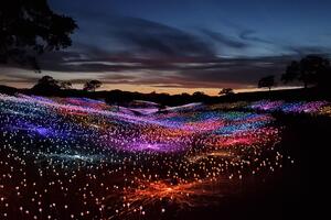 Field Of Light At Sensorio Paso Robles Valley (2560x1600) Resolution Wallpaper