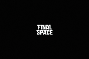 Final Space Logo Dark 5k Wallpaper