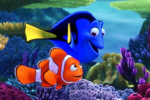 Finding Nemo Fishes (1024x768) Resolution Wallpaper