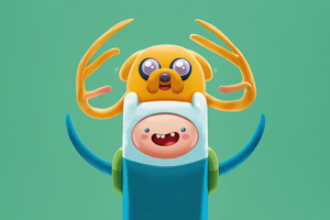 Finn And Jake Adventure Time (1152x864) Resolution Wallpaper