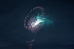 Fireworks Night 4k (1024x768) Resolution Wallpaper