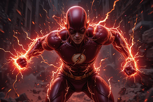 Flash Burning Gaze (2560x1700) Resolution Wallpaper