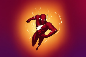 Flash Heroic Leap (1280x720) Resolution Wallpaper