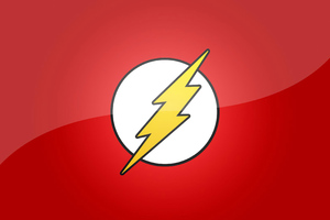 Flash Logo Minimal 4k