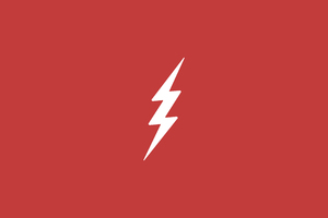 Flash Logo Minimalism Wallpaper