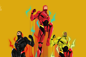 Flash Wars Artwork (320x240) Resolution Wallpaper