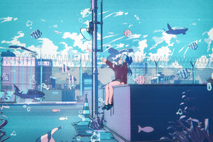 Floating Dreams (2048x2048) Resolution Wallpaper