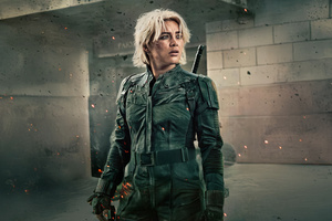 Florence Pugh As Yelena Belova In Thunderbolts (2932x2932) Resolution Wallpaper