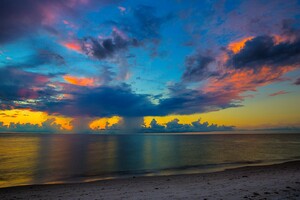 Florida Beach Sunset Wallpaper