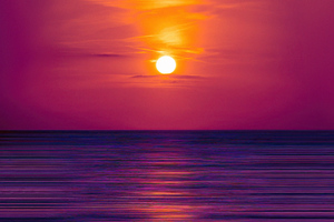 Florida Sunset 5k (1360x768) Resolution Wallpaper