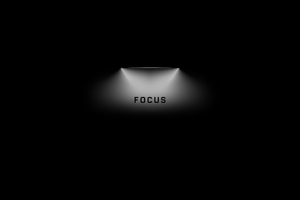 Focus Black Wallpaper