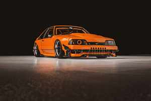 Ford Mustang Foxbody Wide 4k Wallpaper