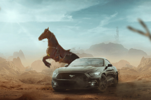 Ford Mustang Horse (2048x1152) Resolution Wallpaper
