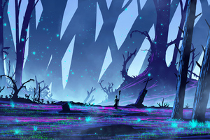 Forest Of Souls 4k (2048x1152) Resolution Wallpaper