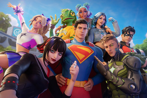 Fortnite Battle Royale X Dc (1024x768) Resolution Wallpaper