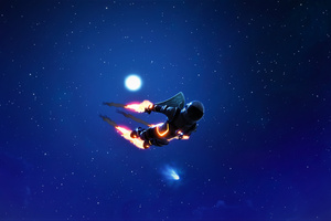 Fortnite Flight 4k (1336x768) Resolution Wallpaper