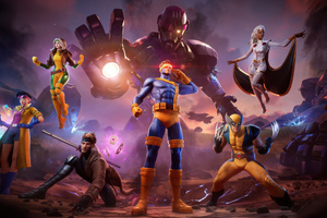 Fortnite Ft Xmen (1336x768) Resolution Wallpaper