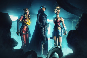 Fortnite Justice League (1600x900) Resolution Wallpaper