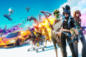 Fortnite Key Art (1024x768) Resolution Wallpaper