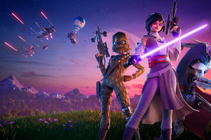 Fortnite Star Wars Battle Royale 2025 (1336x768) Resolution Wallpaper