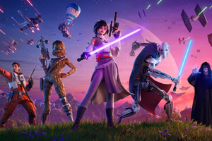 Fortnite Star Wars Galactic Battle Royale (1336x768) Resolution Wallpaper