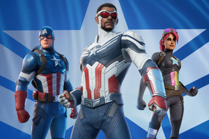 Fortnite X Captain America Brave New World (1280x800) Resolution Wallpaper