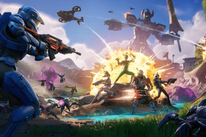 Fortnite X Power Rangers (1680x1050) Resolution Wallpaper