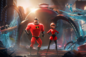 Fortnite X The Incredibles (1336x768) Resolution Wallpaper
