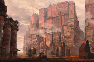 Fortress City 4k (1600x900) Resolution Wallpaper