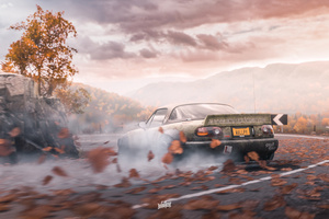 Forza Horizon 4 Mazda 4k Drifting (1336x768) Resolution Wallpaper