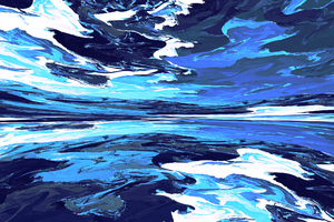 Fractal Scenery (2560x1600) Resolution Wallpaper