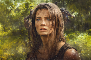 Freya Allan In Kingdom Of The Planet Of The Apes 2024 (2048x1152) Resolution Wallpaper