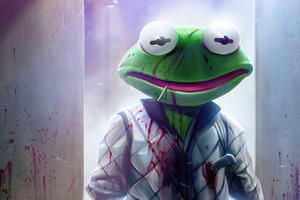 Frog Killer (2560x1024) Resolution Wallpaper