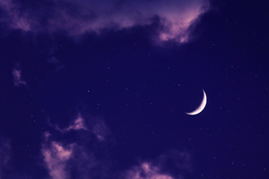 Full Moon Dark Night (2560x1440) Resolution Wallpaper