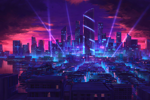 Future Metropolis (1280x800) Resolution Wallpaper