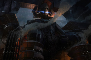 Galactus In The Fantastic Four First Steps Movie (2048x2048) Resolution Wallpaper