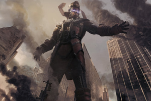Galactus The Fantastic Four First Steps Movie (2048x2048) Resolution Wallpaper