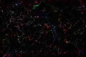 Galaxy Colorful Stars Abstract 4k