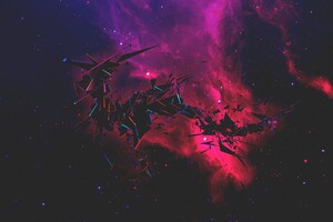 Galaxy Space Abstract Wallpaper