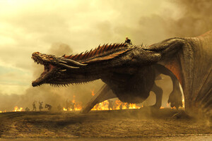 Game Of Thrones Season 7 Dragon And Khaleesi Wallpaper
