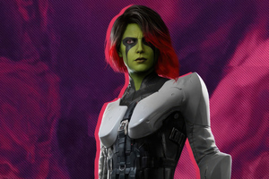 Gamora Marvels Guardians Of The Galaxy Wallpaper