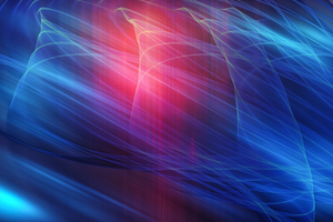 Gases Layers Blue Abstract 4k