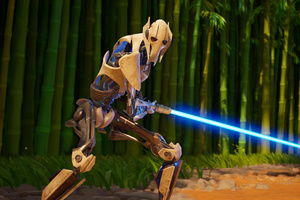General Grievous In Fortnite (2560x1024) Resolution Wallpaper