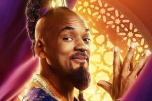 Genie In Aladdin Movie 2019 (1600x900) Resolution Wallpaper