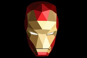 Geometric Iron Man (5120x2880) Resolution Wallpaper