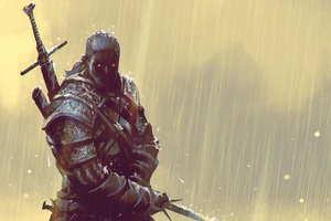 Geralt Of Rivia Art 4k Wallpaper