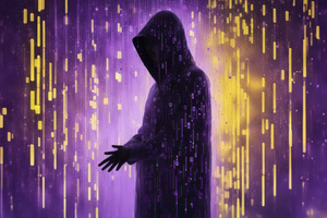 Ghost Digital Rain 5k (1152x864) Resolution Wallpaper