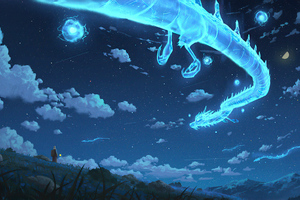 Ghost Loong Dragon Wallpaper