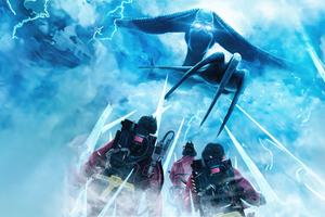 Ghostbusters Frozen Empire 2024 Movie (3840x2400) Resolution Wallpaper